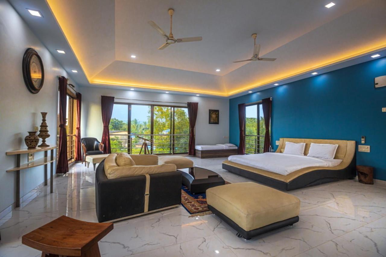 Saffronstays Aura, Alibaug - Luxury Pool Villa With A Game Room And Spacious Lawn Alībāg Esterno foto